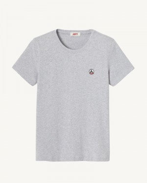 JOTT Rosas Round Neck Tişört Kadın Gri | VKO-4233