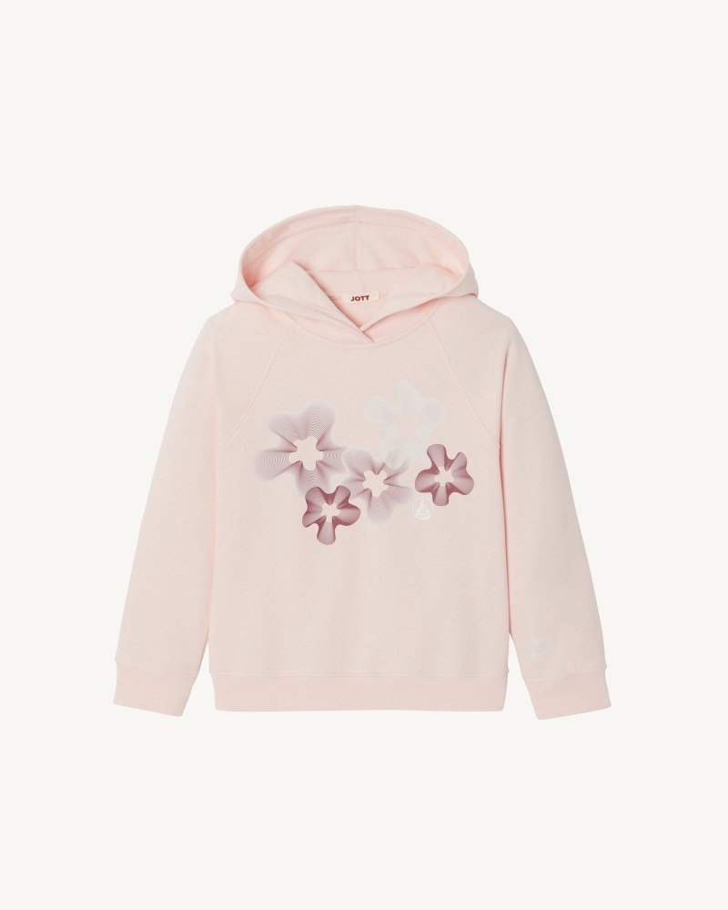 JOTT Alegre Kapüşonlu Sweatshirt Çocuk Açık Pembe | ORP-6050