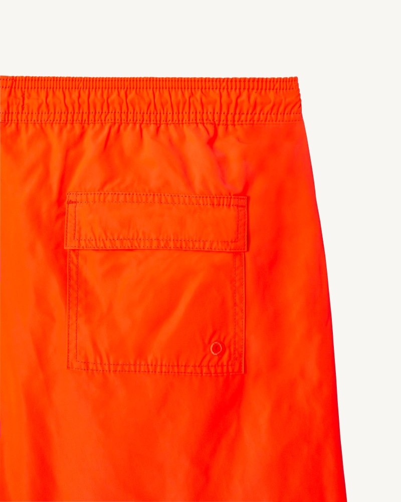 JOTT Biarritz Neon Swim Shorts Erkek Turuncu Limon | RNA-2830