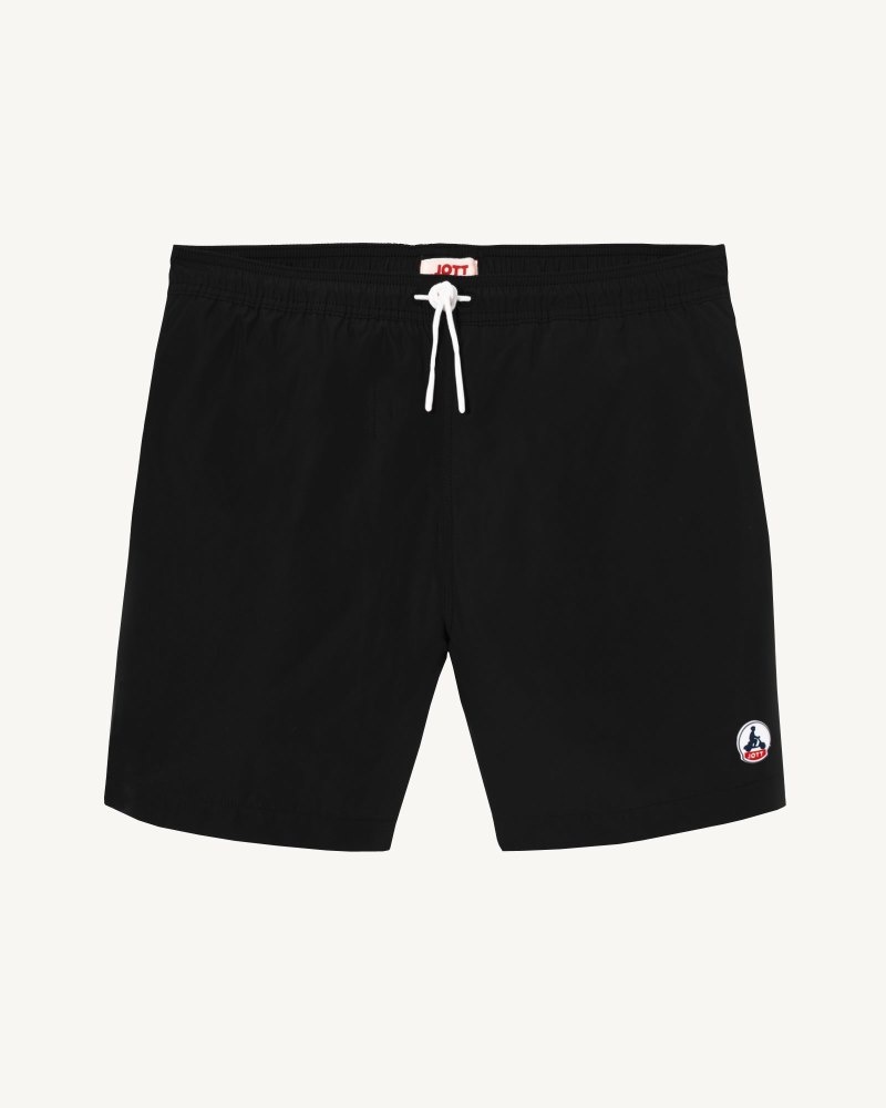 JOTT Biarritz Swim Shorts Erkek Siyah | VUA-2118