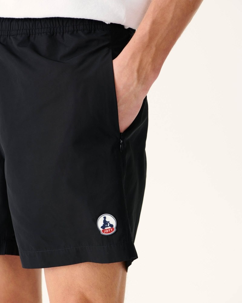 JOTT Biarritz Swim Shorts Erkek Siyah | VUA-2118