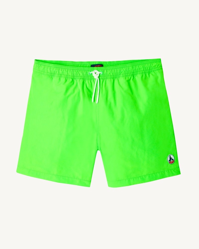 JOTT Biarritz Swim Shorts Erkek Yeşil Beyaz | VXN-5799