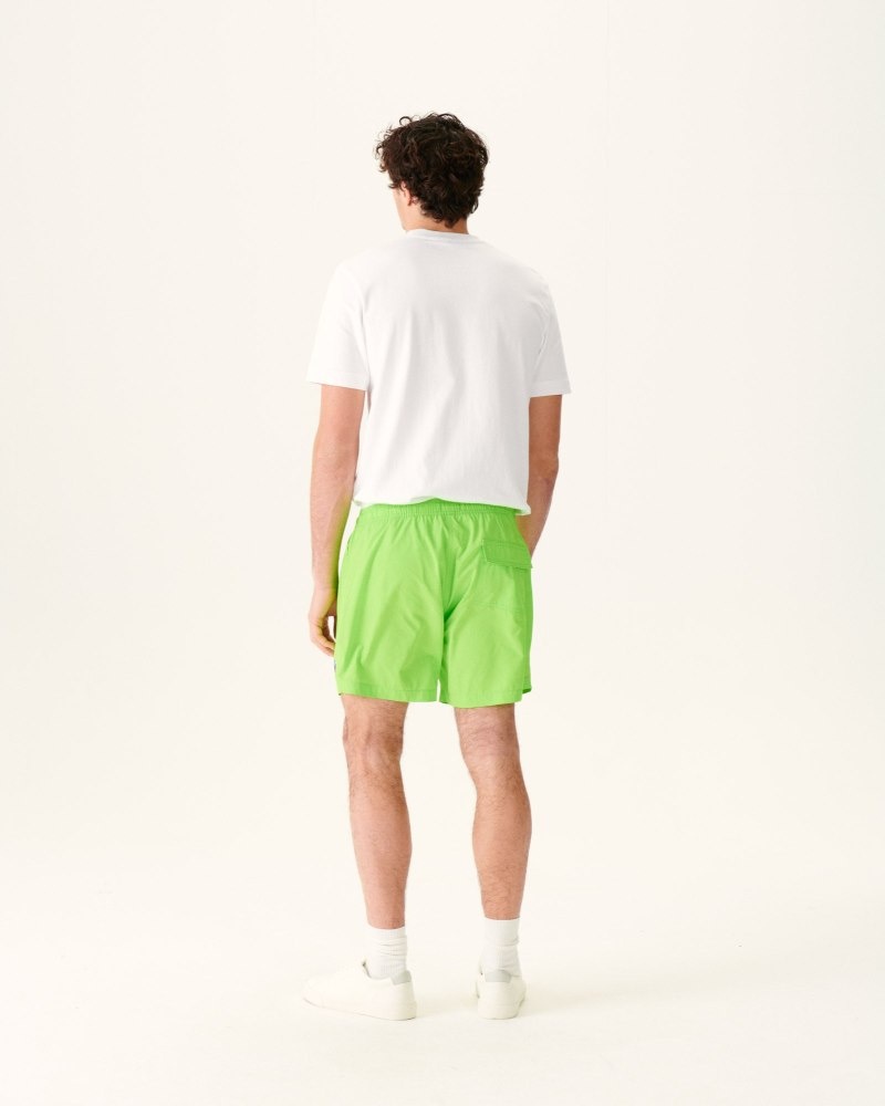 JOTT Biarritz Swim Shorts Erkek Yeşil Beyaz | VXN-5799