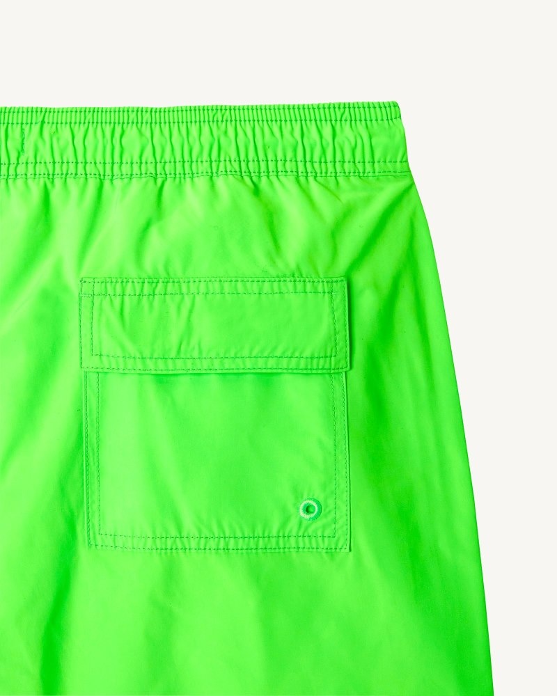 JOTT Biarritz Swim Shorts Erkek Yeşil Beyaz | VXN-5799