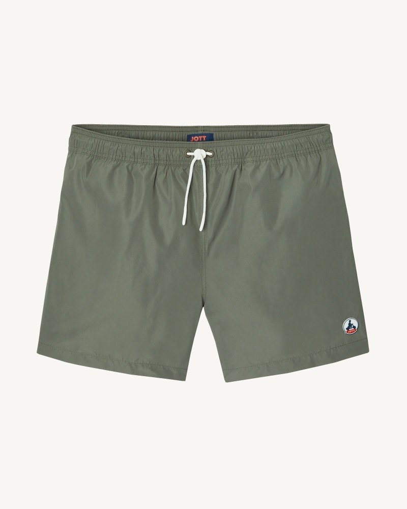 JOTT Biarritz Swim Shorts Erkek Zeytin Yeşili | BIX-4429