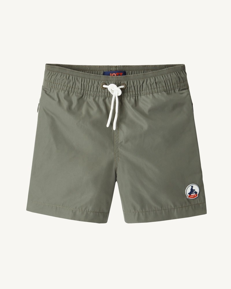 JOTT Cassis Army Swim Shorts Çocuk Mavi Beyaz | ZPB-8616