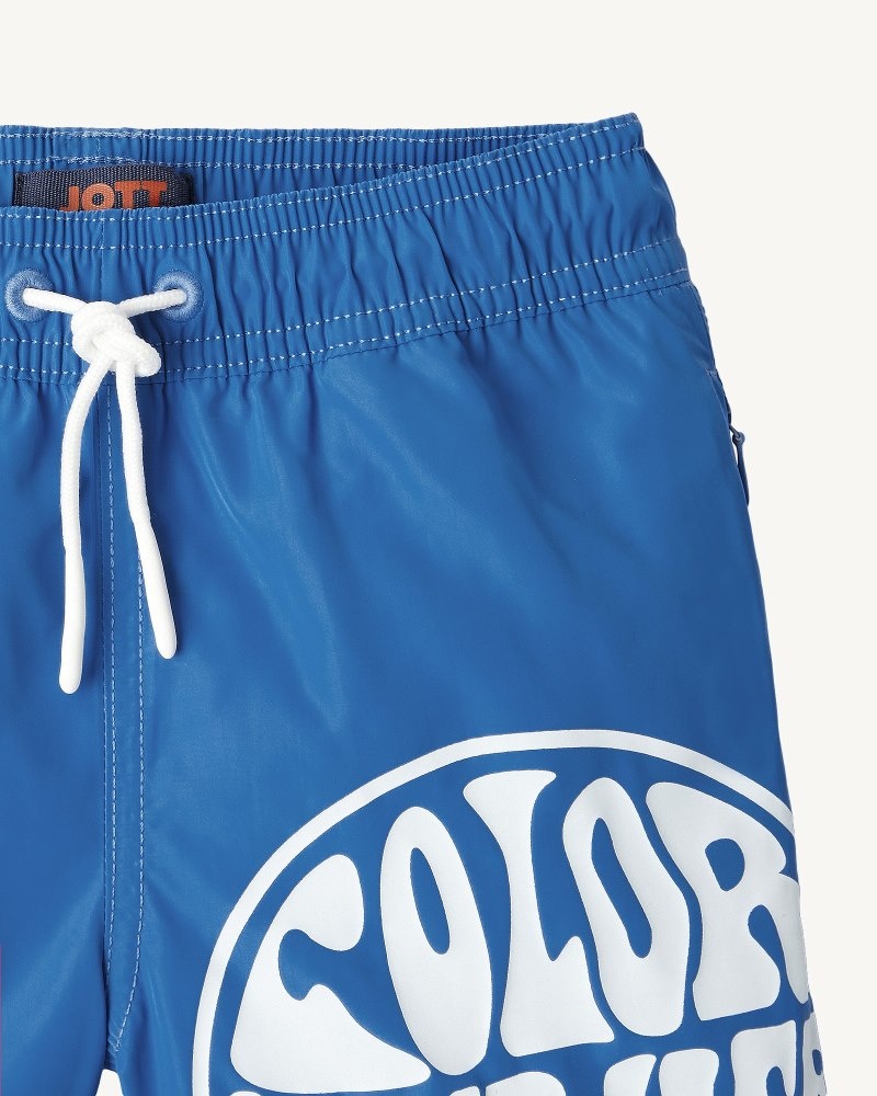 JOTT Cassis Cassis Swim Shorts Çocuk Mavi Beyaz | WQE-6569