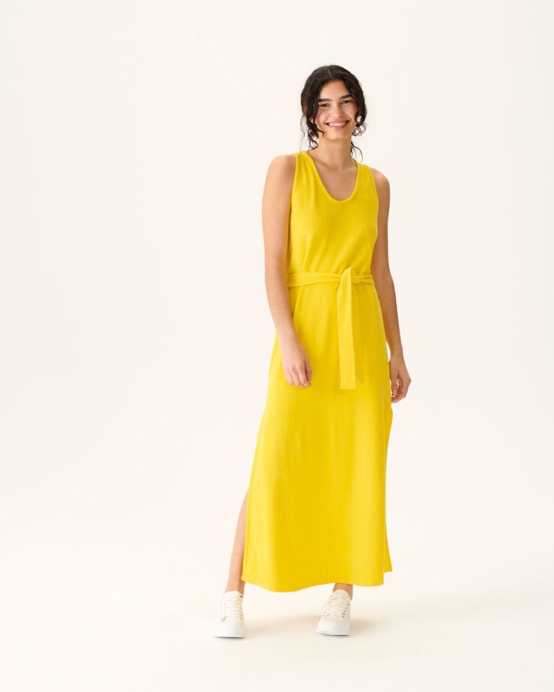 JOTT Citron Ibiza Long Belted Terry Elbise Kadın Lacivert | OBP-1246