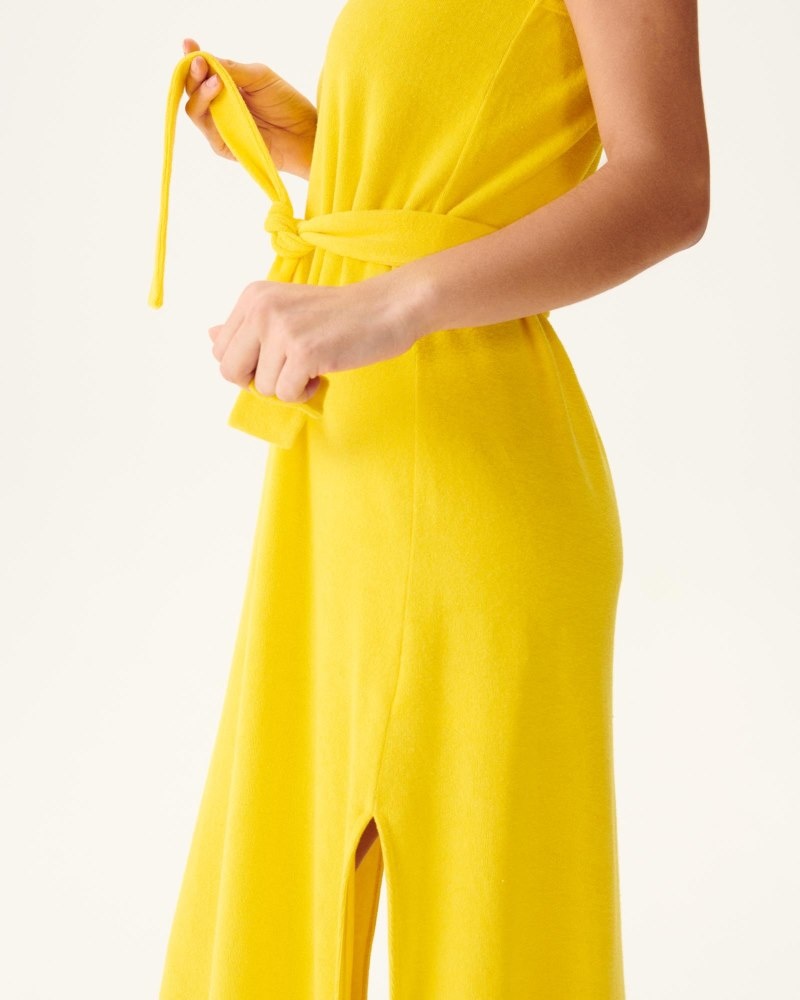 JOTT Citron Ibiza Long Belted Terry Elbise Kadın Lacivert | OBP-1246