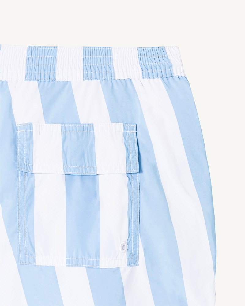 JOTT Deauville Stripe Swim Shorts Erkek Kırmızı Beyaz | MQW-0620