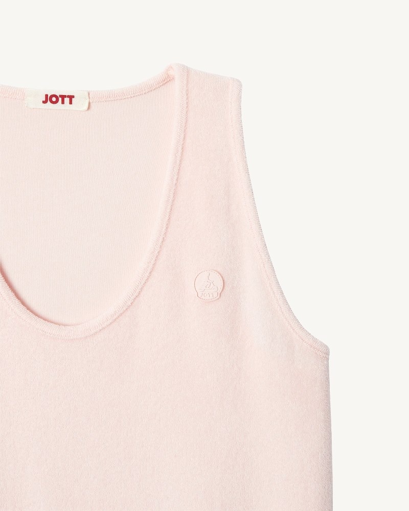 JOTT Ibiza Long Belted Elbise Kadın Açık Pembe | PNF-3060