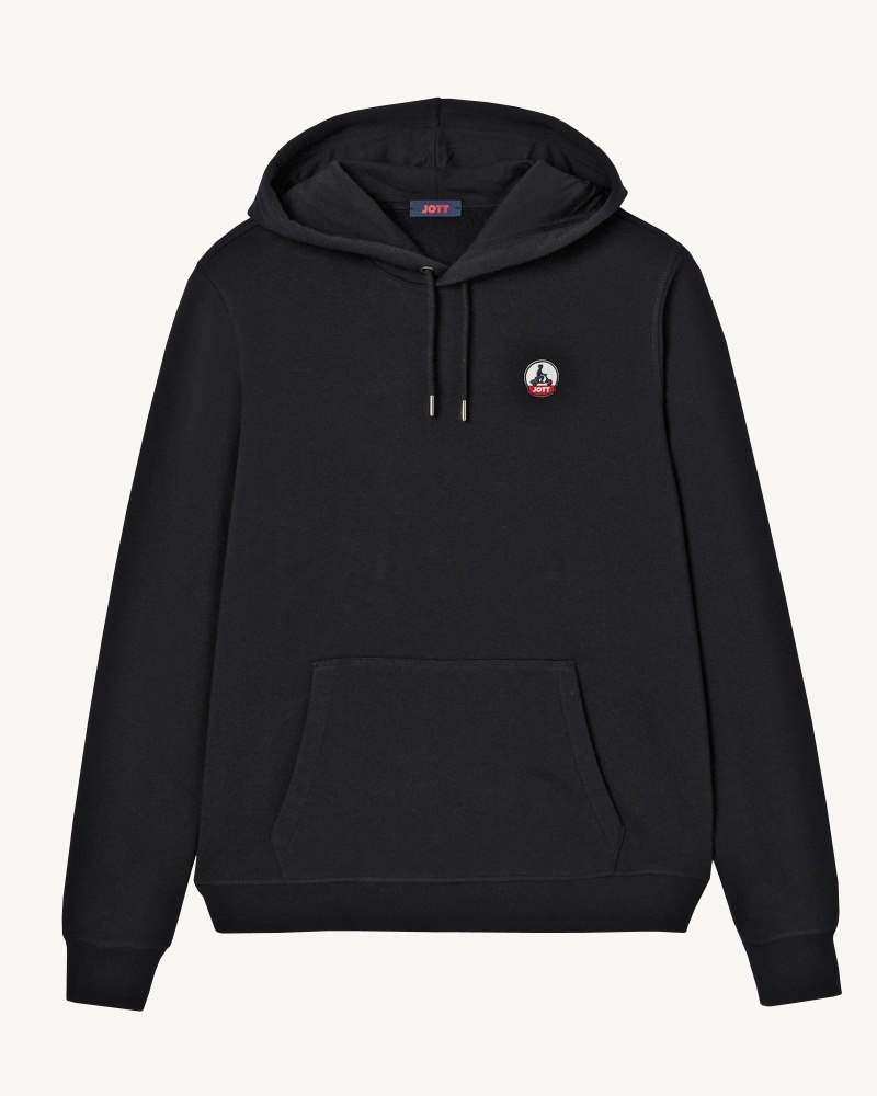 JOTT Mataro Kapüşonlu Sweatshirt Erkek Siyah | DIC-0188