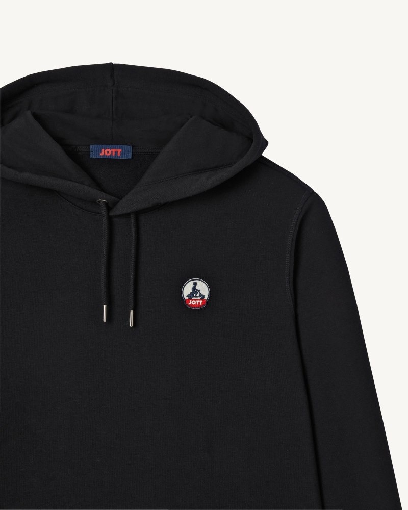 JOTT Mataro Kapüşonlu Sweatshirt Erkek Siyah | DIC-0188