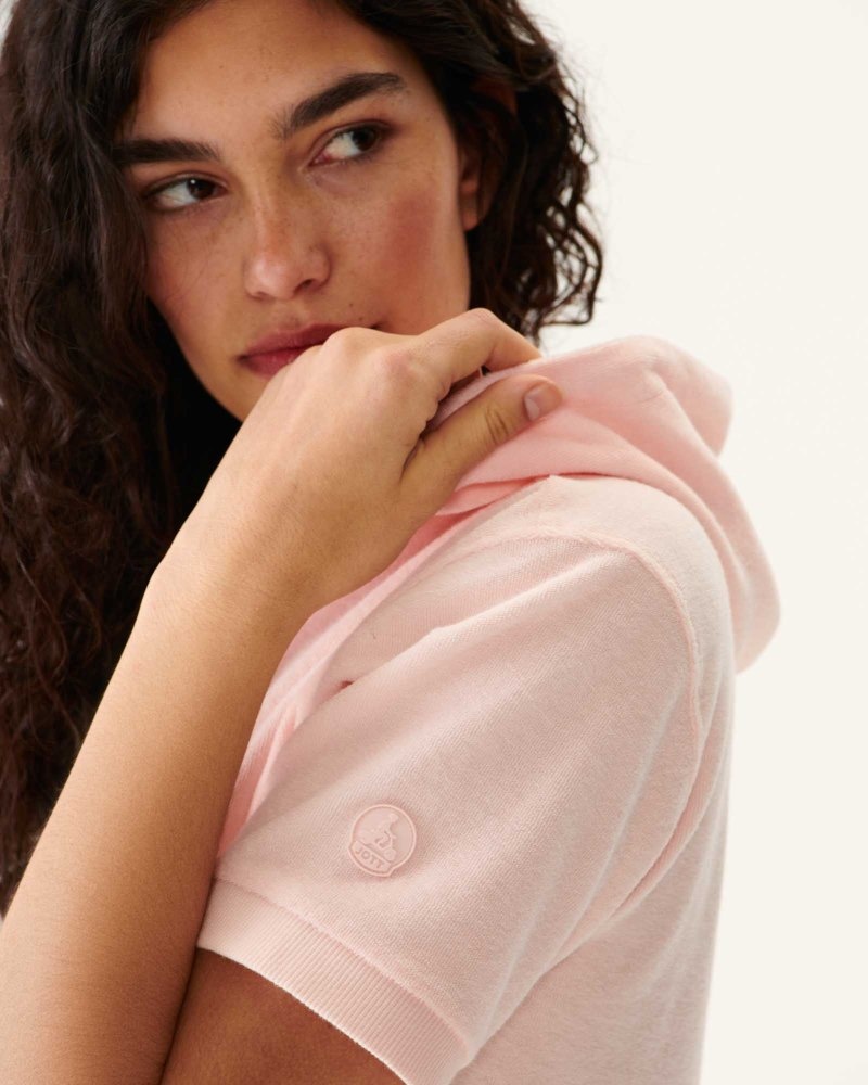 JOTT Meg Light Pink Toweling Elbise Kadın Beyaz | XEJ-9922