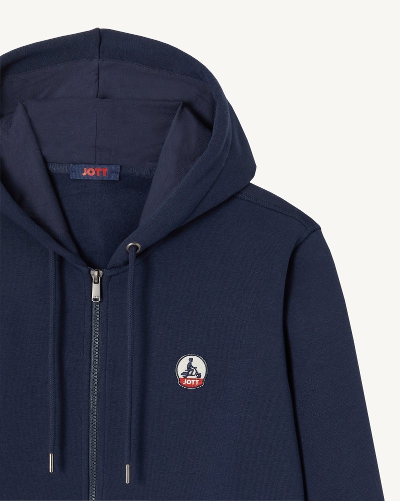 JOTT Mexico Kapüşonlu Sweatshirt Erkek Lacivert | AGL-8184