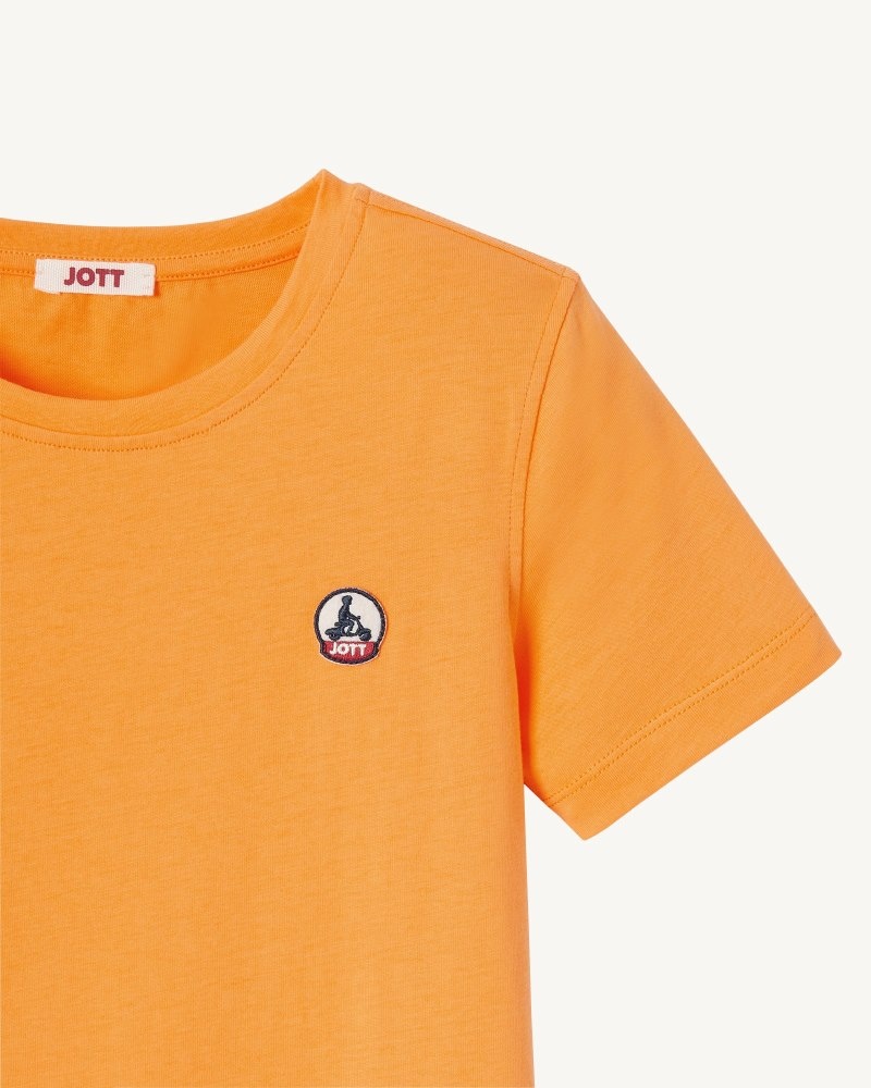 JOTT Rio Round Neck Pamuklu Tişört Çocuk Turuncu | JTL-8930