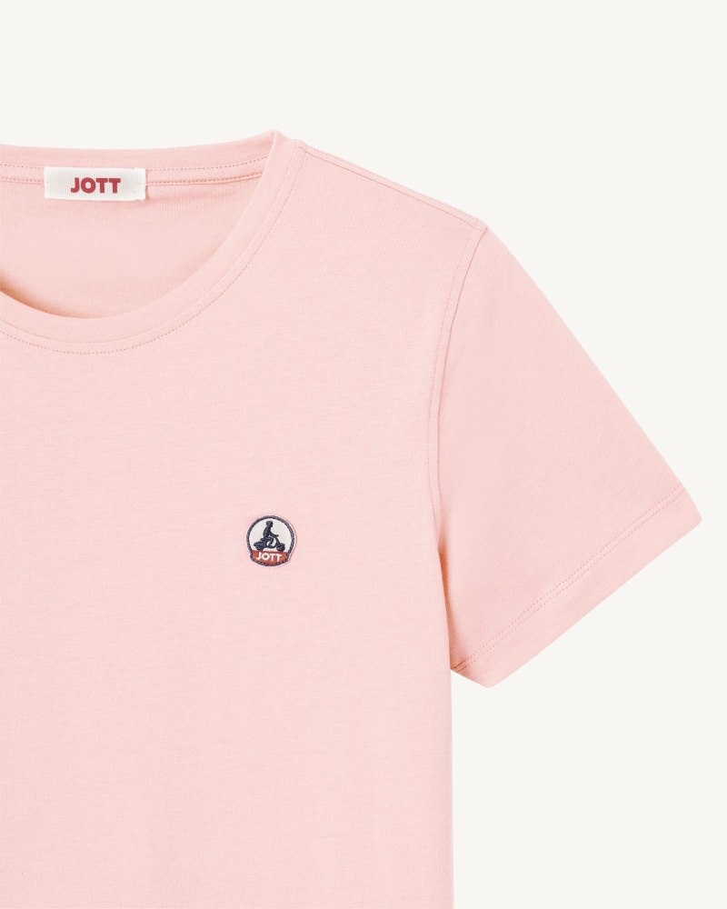 JOTT Rosas Round Neck Tişört Kadın Açık Pembe | BLF-7636