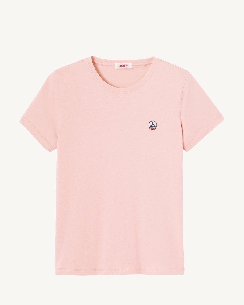 JOTT Rosas Round Neck Tişört Kadın Açık Pembe | BLF-7636